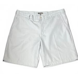 Peter Millar Men's Crown Sport Chino Shorts Size 38 - Beige
